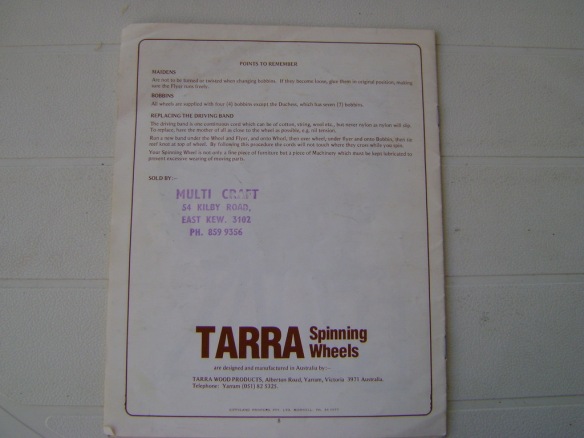 Tarra Manual 05